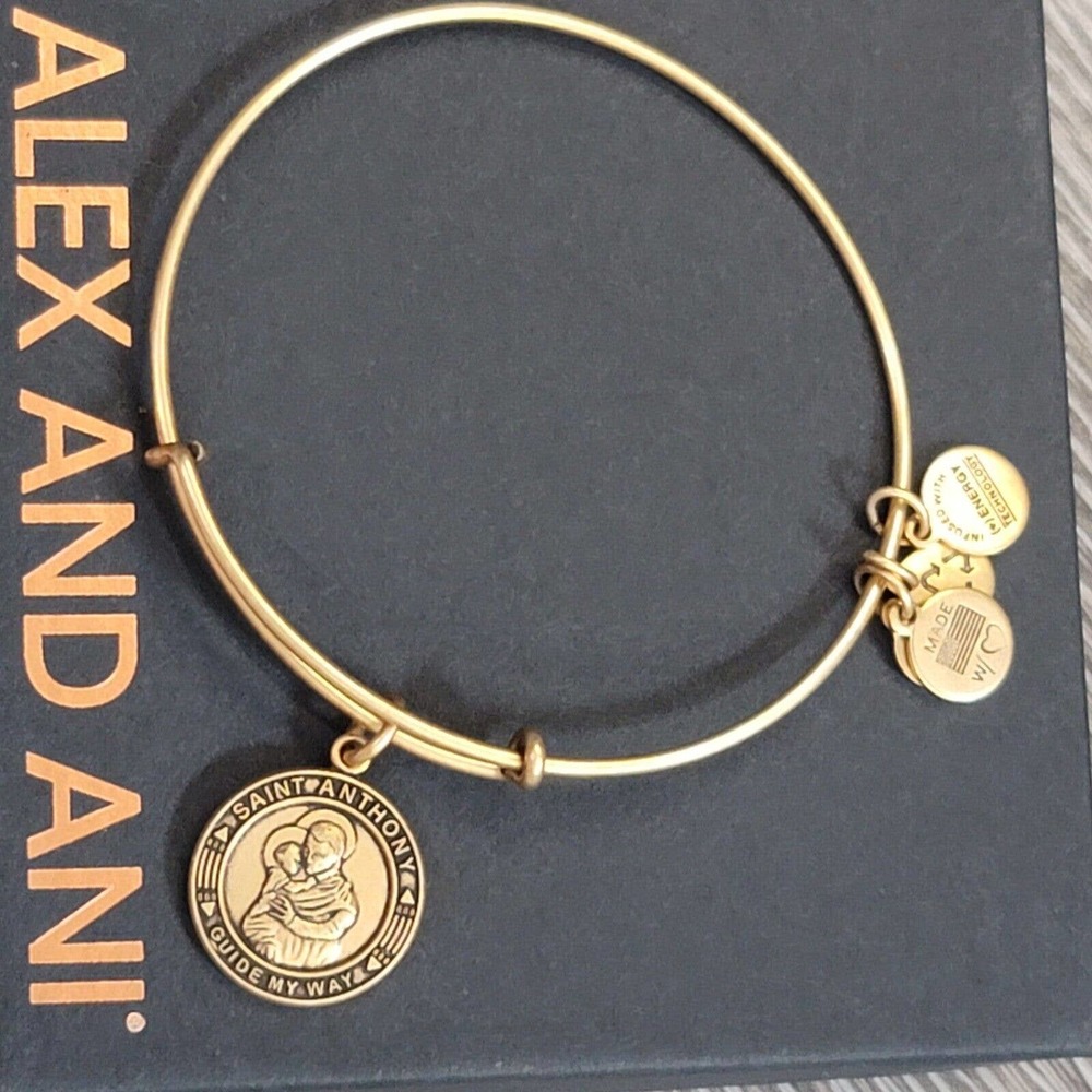 Alex and Ani St Anthony Charm Bracelet